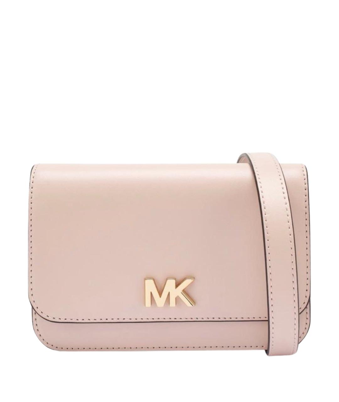 MICHAEL MICHAEL KORS Розовая кожаная поясная сумка, фото 1
