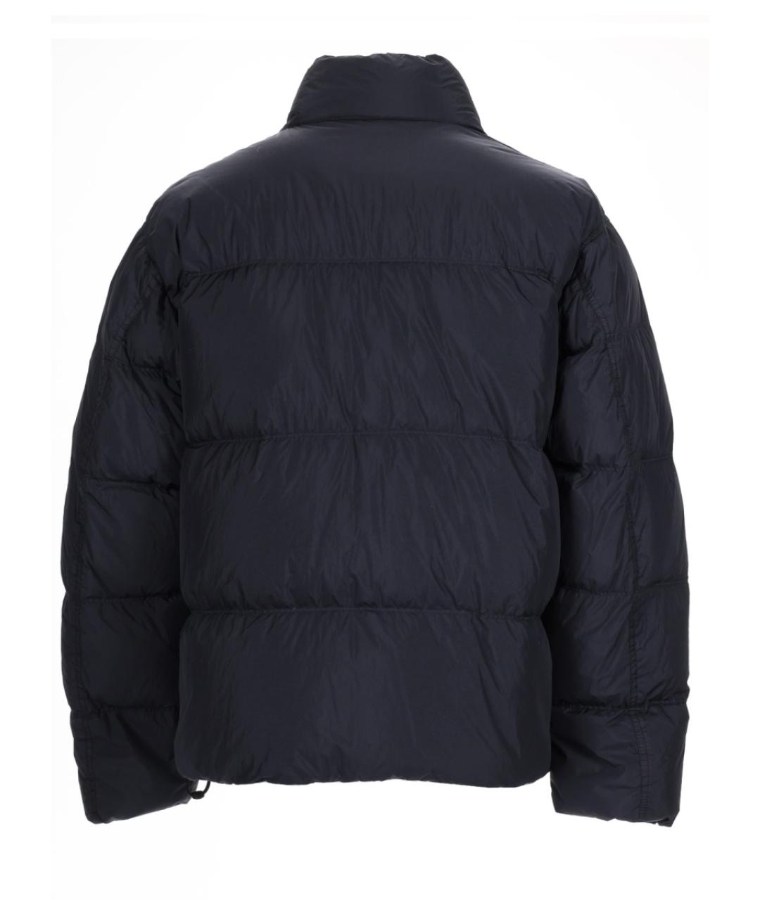 STONE ISLAND Темно-синий полиамидовый пуховик, фото 2