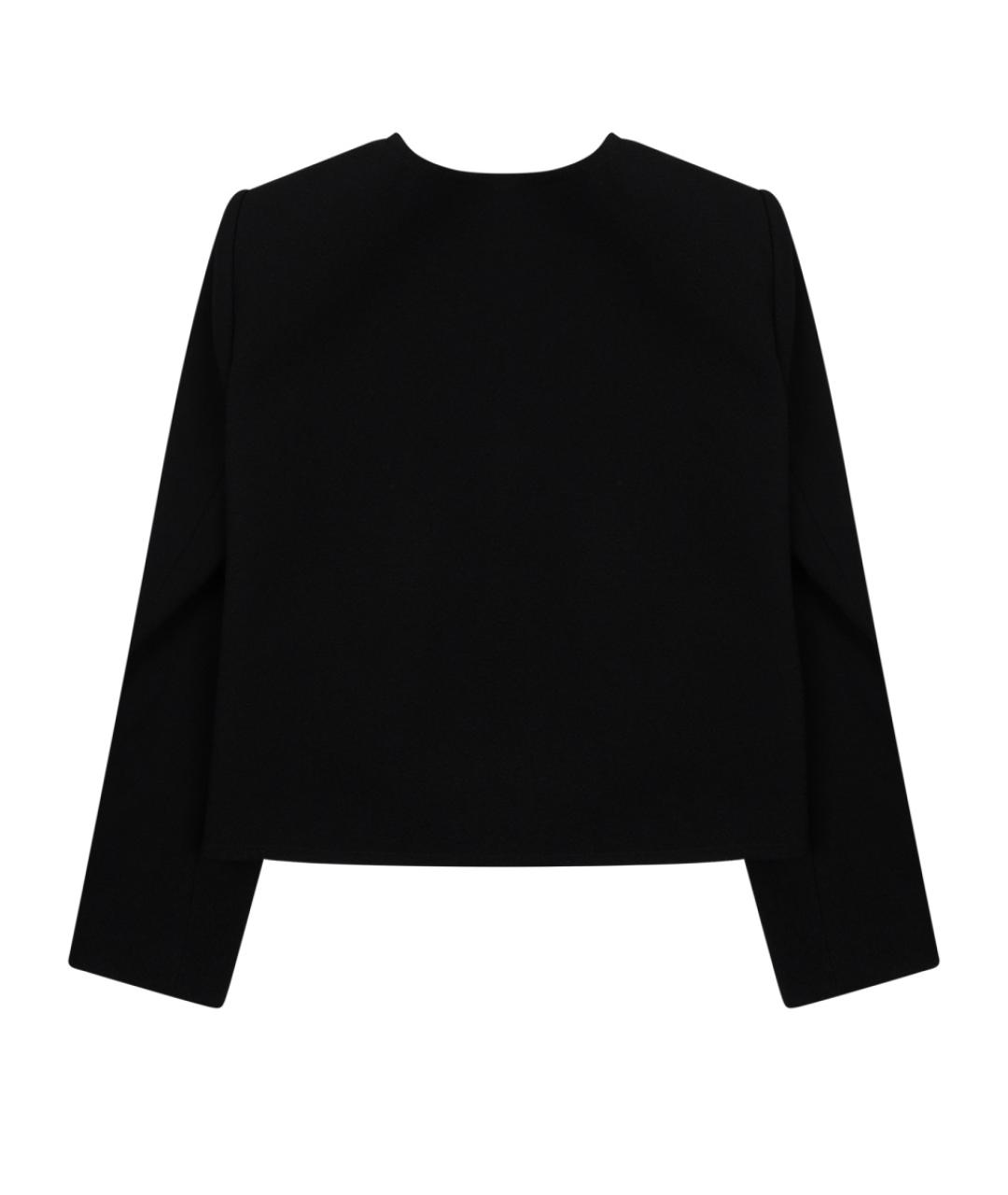 CELINE Черный вискозный жакет/пиджак, фото 2