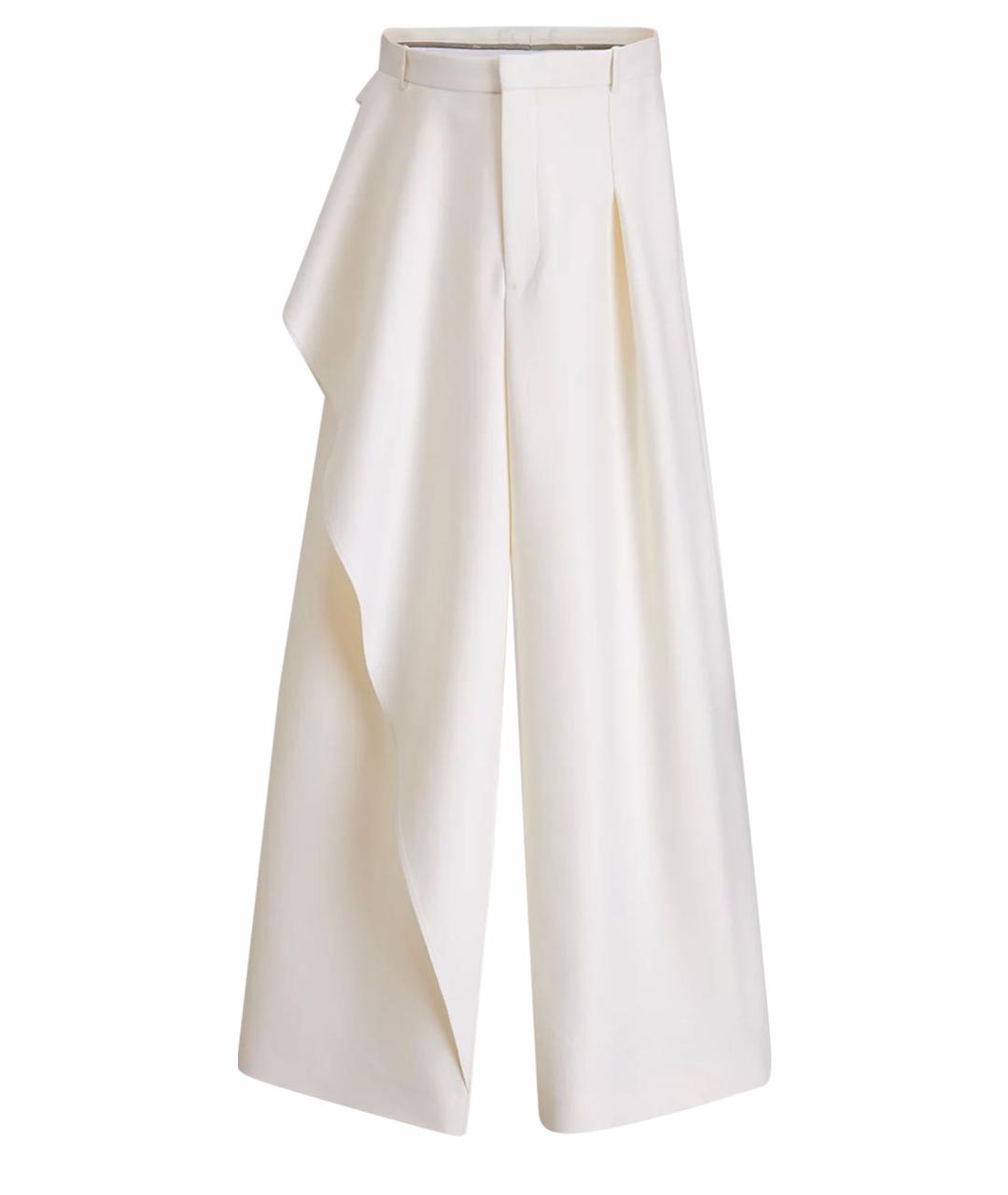 CHRISTIAN DIOR Белые брюки широкие, фото 1