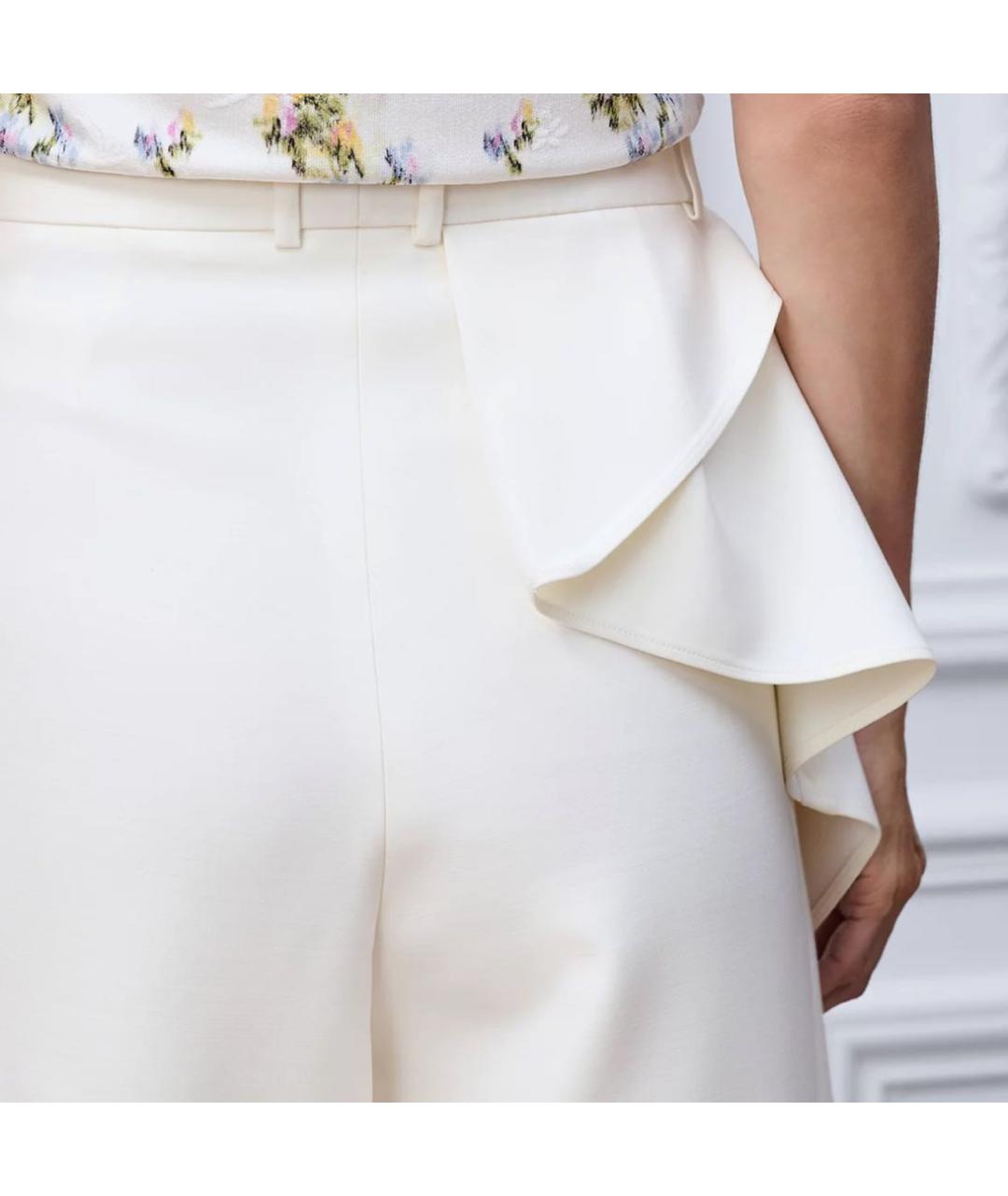 CHRISTIAN DIOR Белые брюки широкие, фото 2