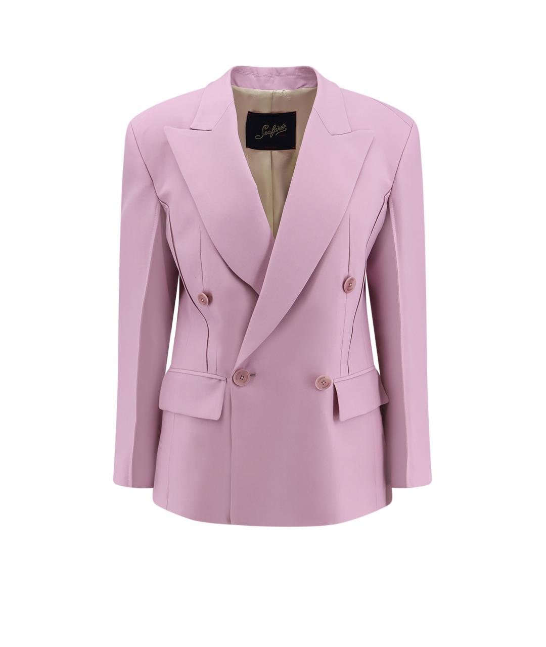 SEAFARER Розовый шерстяной жакет/пиджак, фото 1