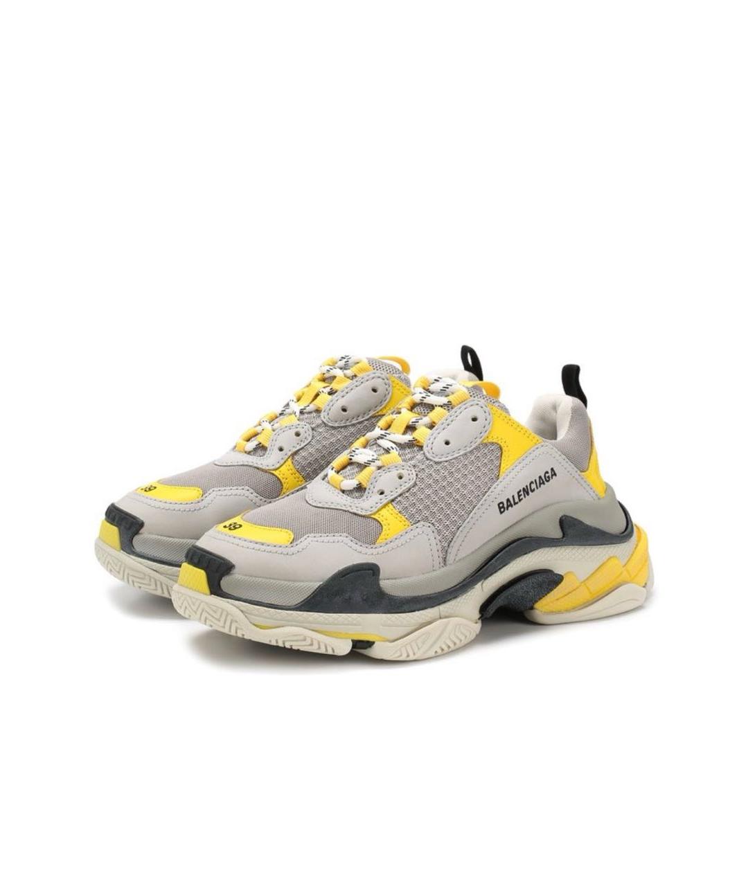 BALENCIAGA Мульти текстильные кроссовки, фото 2