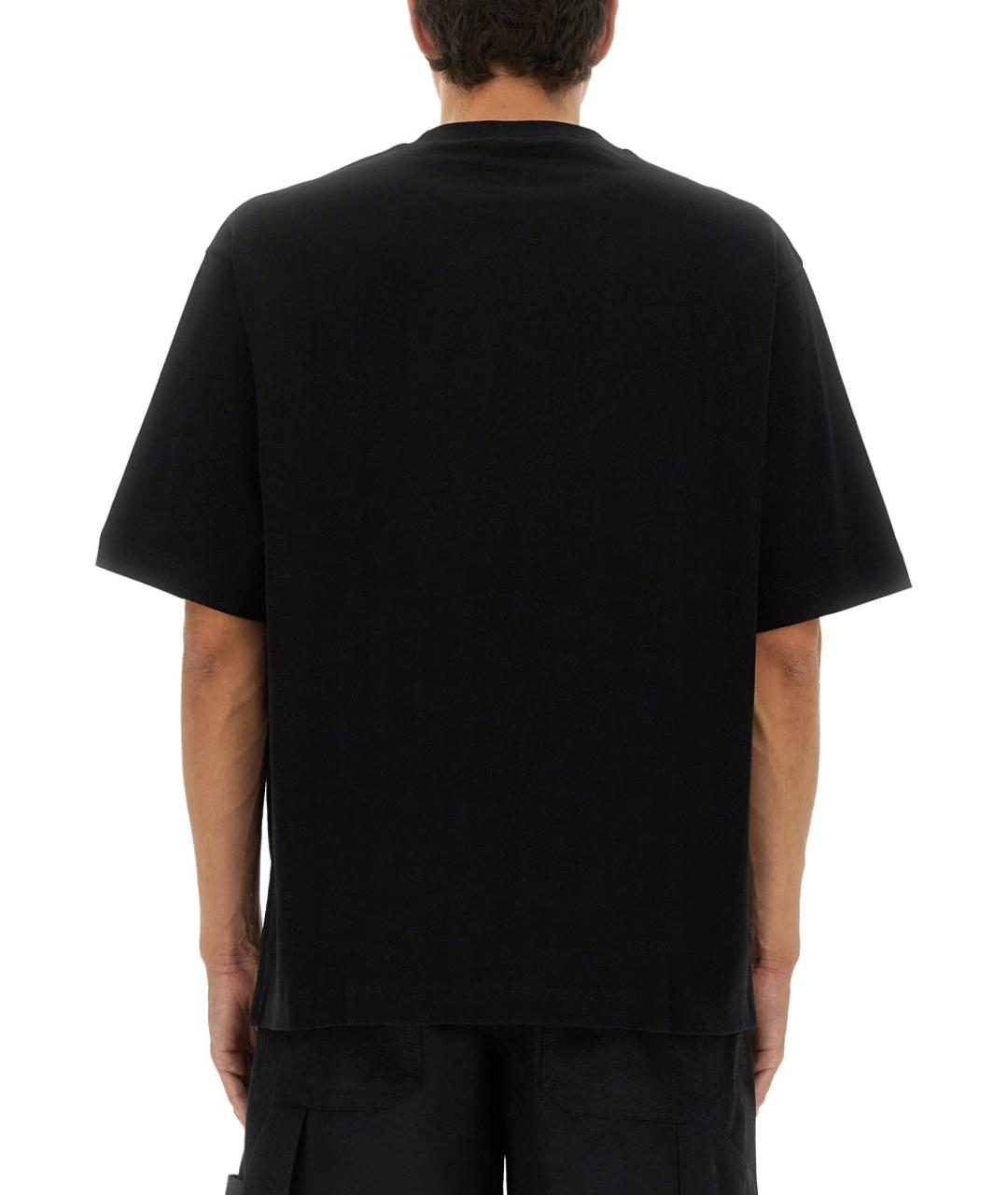 GUCCI Черная хлопковая футболка, фото 3