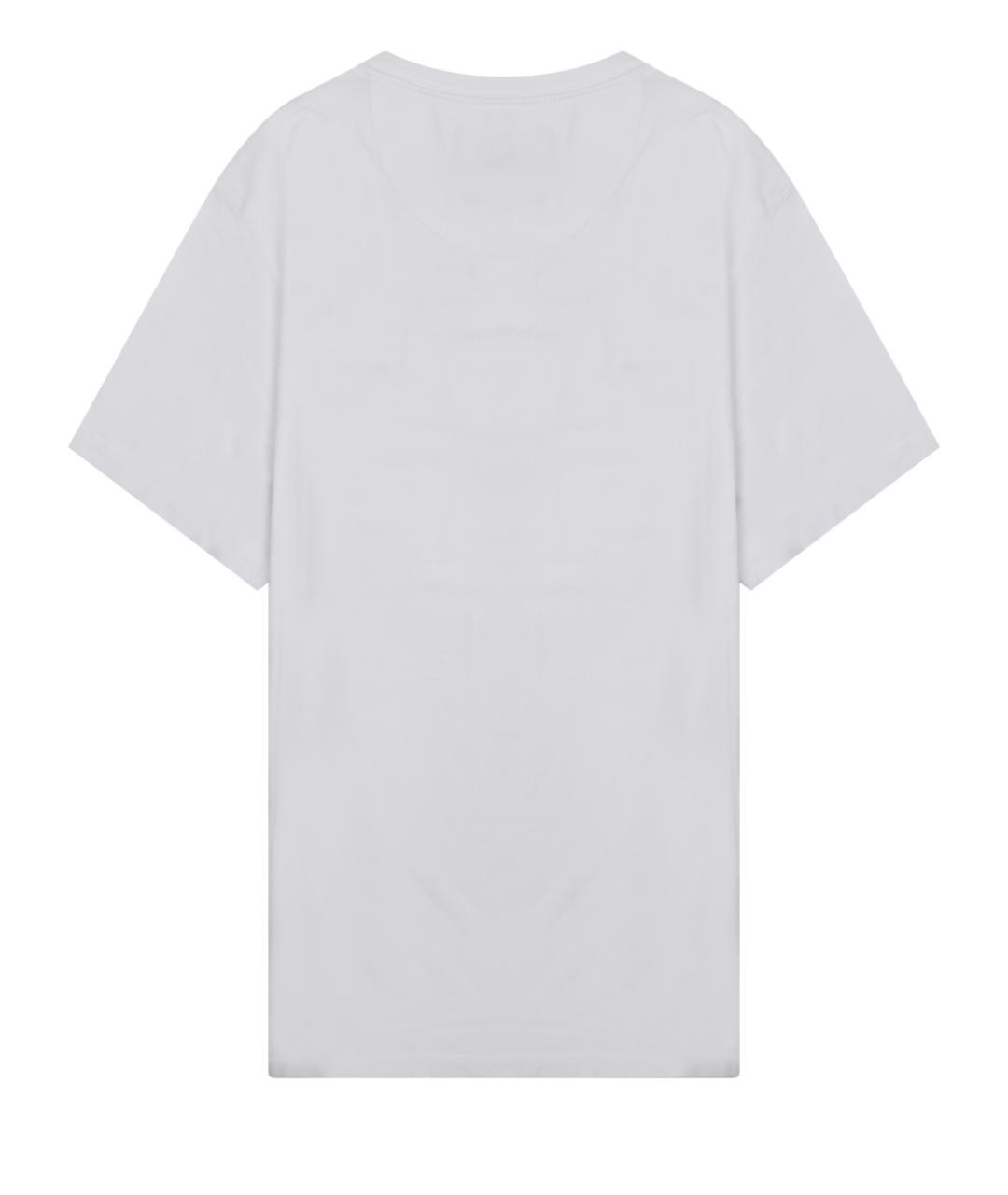 BARBOUR Белая хлопковая футболка, фото 2