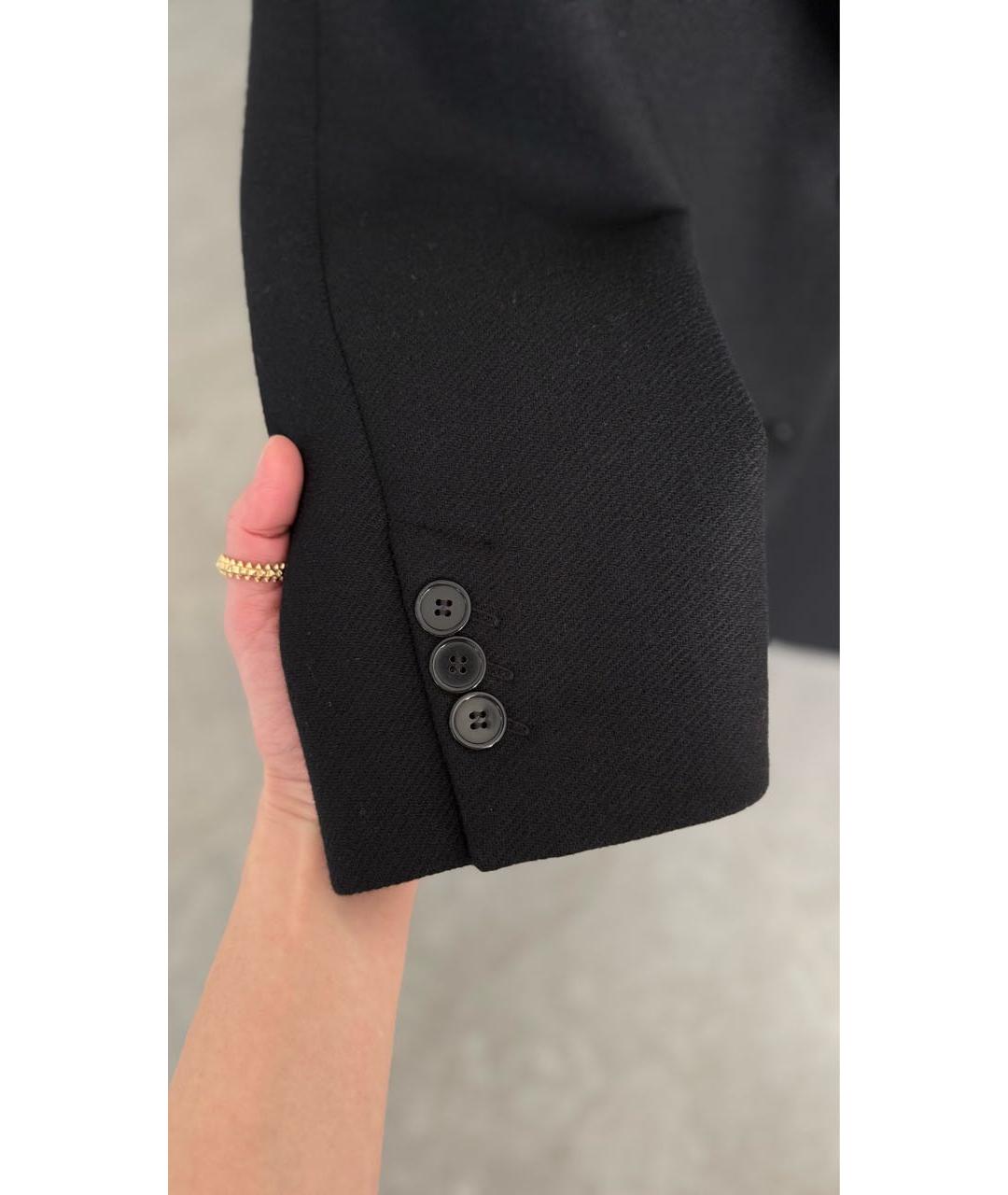 12 STOREEZ Черный шерстяной жакет/пиджак, фото 8