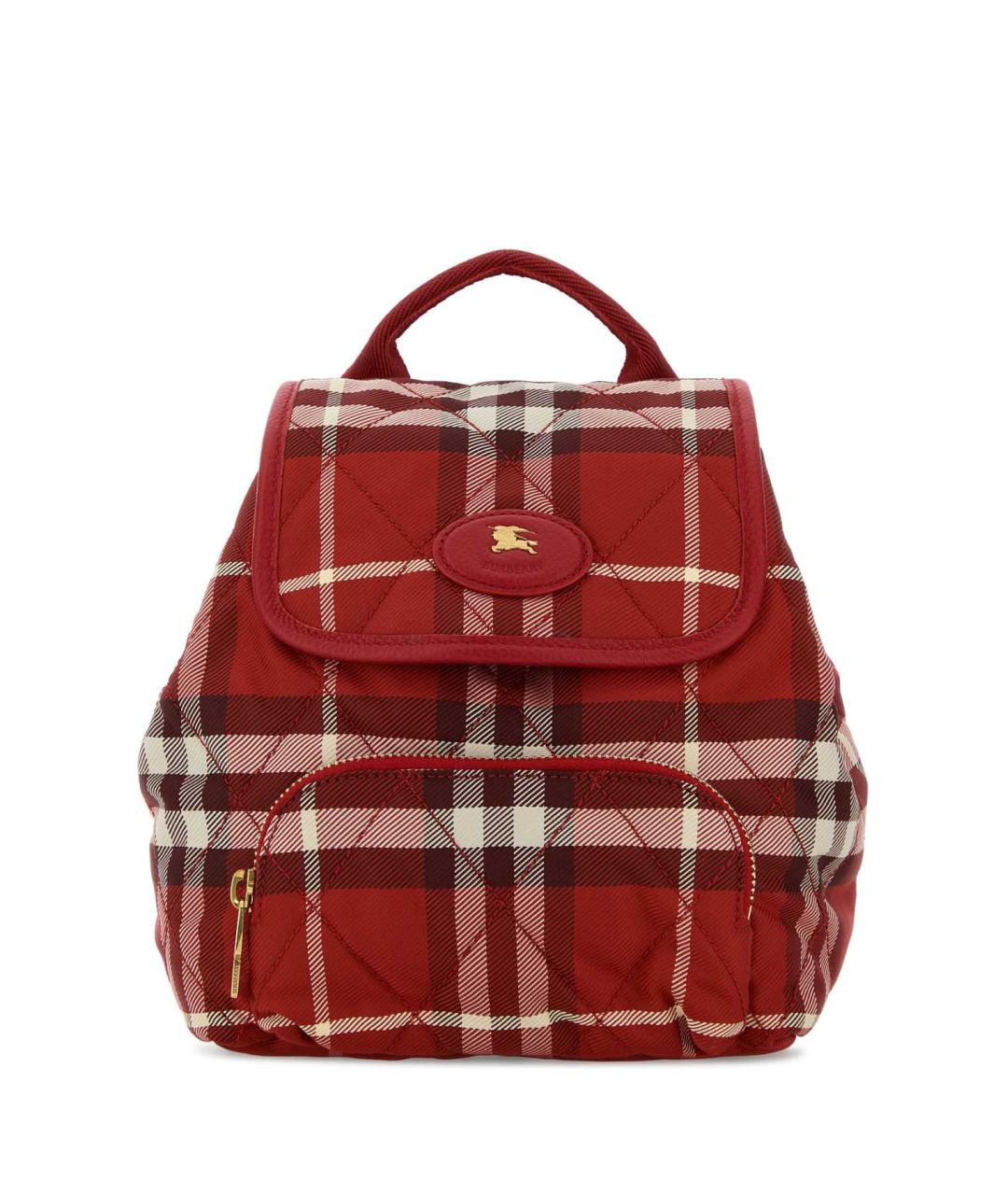 BURBERRY Красный тканевый рюкзак, фото 1