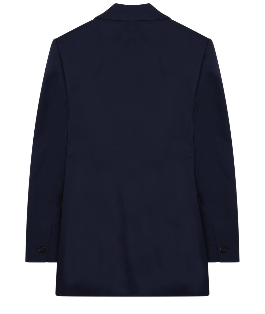 CELINE Синий шерстяной жакет/пиджак, фото 2