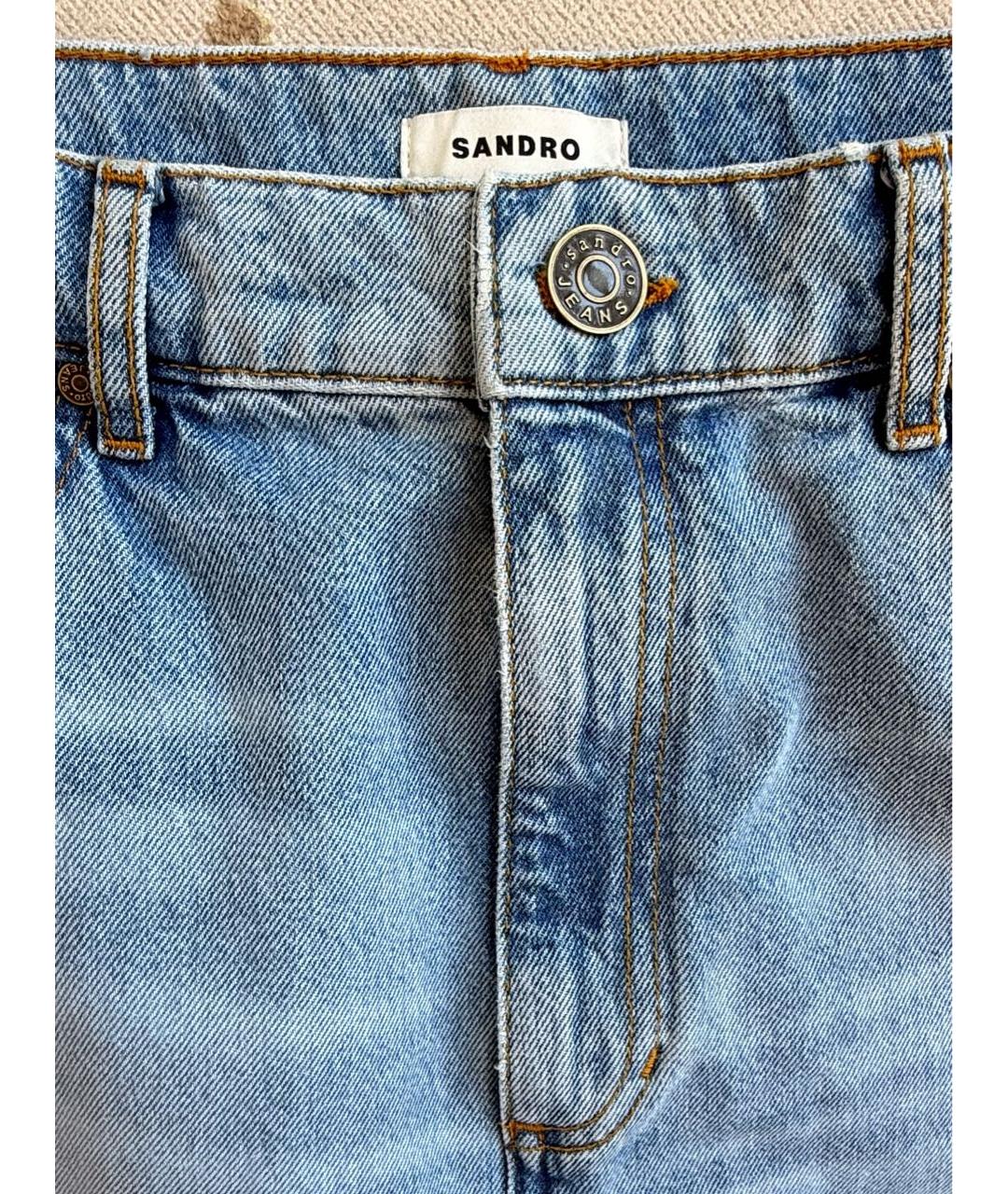 SANDRO Хлопковые джинсы слим, фото 3