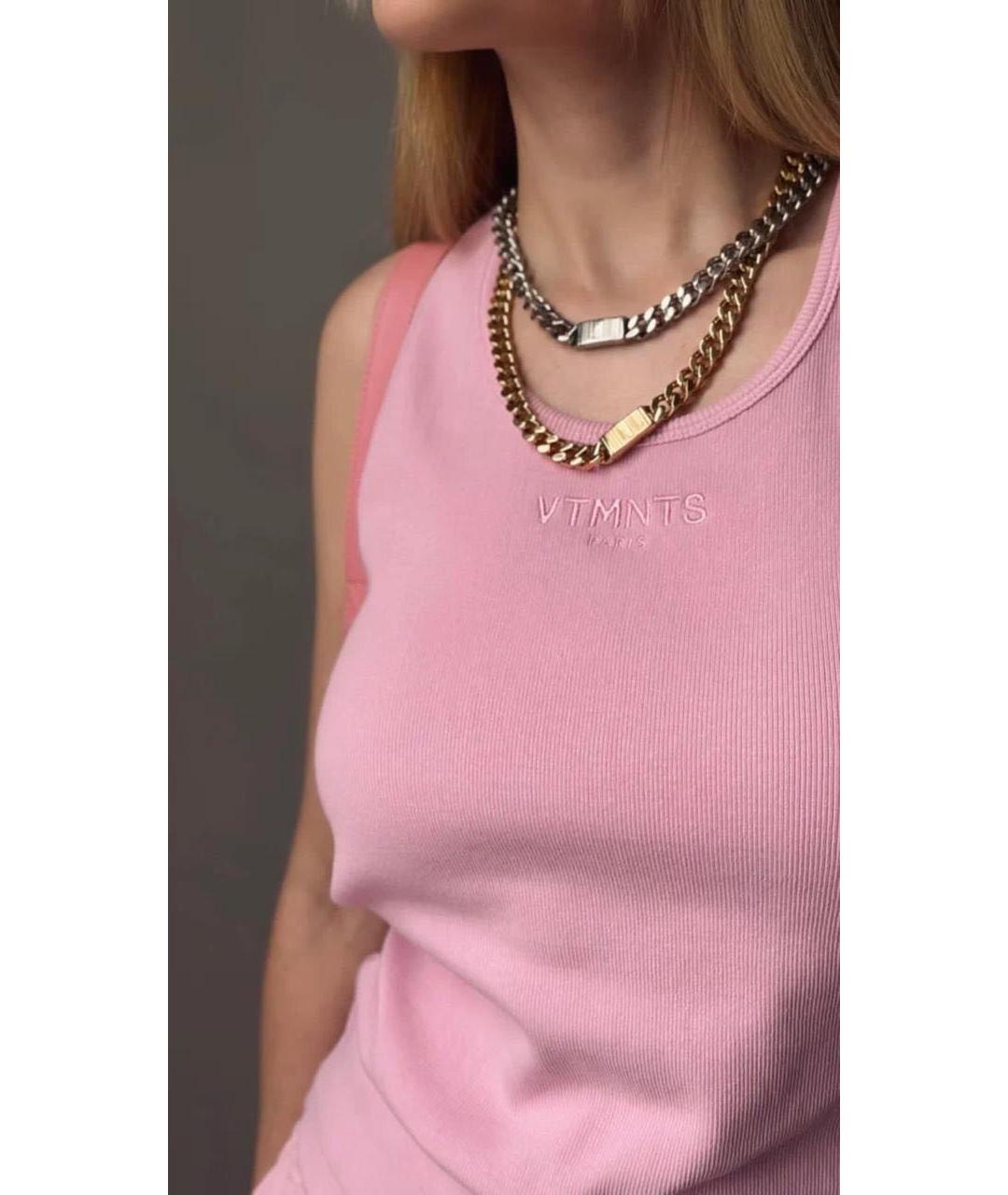 VTMNTS Розовая хлопковая майка, фото 2