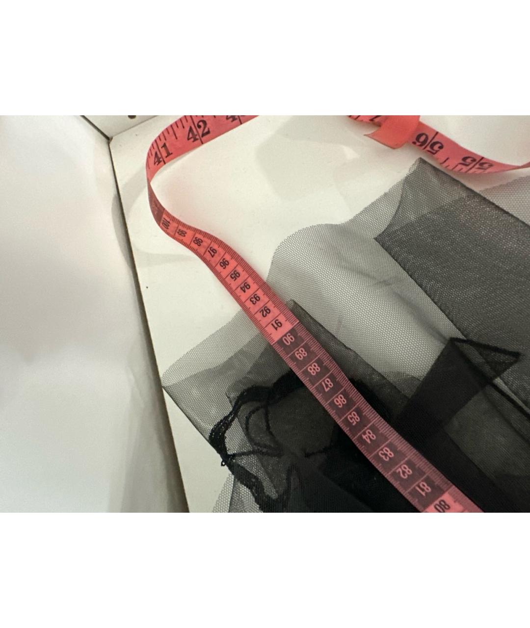 BRUNELLO CUCINELLI Черная сетчатая юбка миди, фото 3