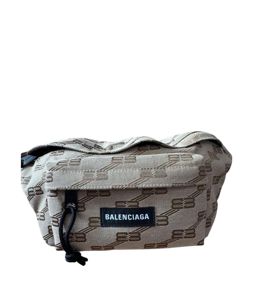 BALENCIAGA Бежевая поясная сумка, фото 1