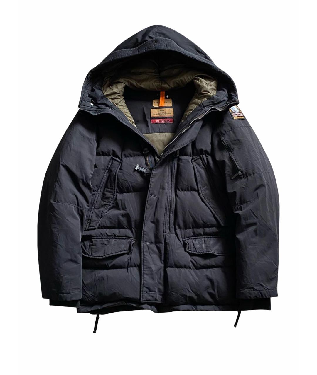 PARAJUMPERS Черный хлопковый пуховик, фото 1