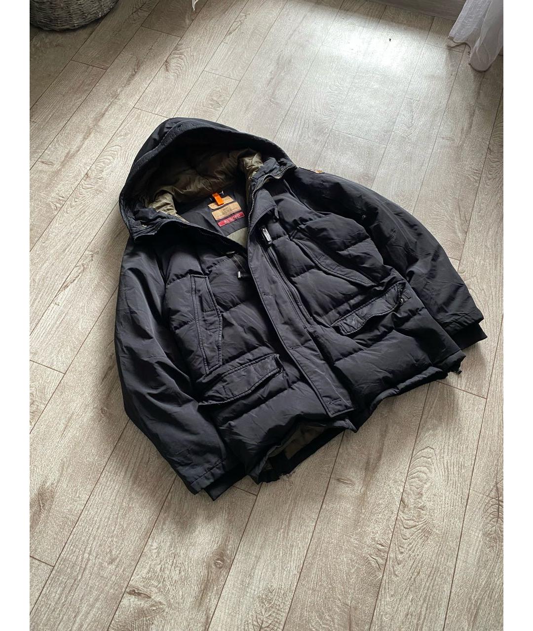 PARAJUMPERS Черный хлопковый пуховик, фото 2