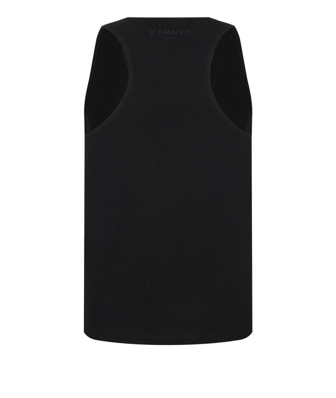 VTMNTS Черная хлопковая майка, фото 2