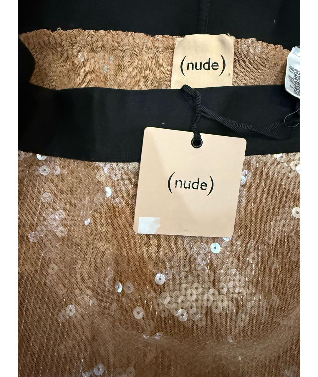 NUDE Розовая полиамидовая юбка миди, фото 3