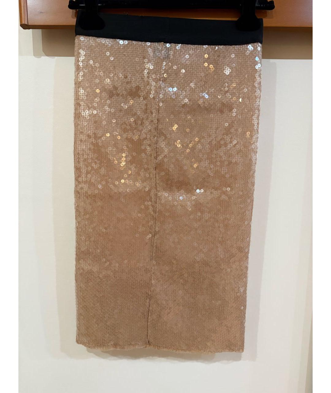 NUDE Розовая полиамидовая юбка миди, фото 2