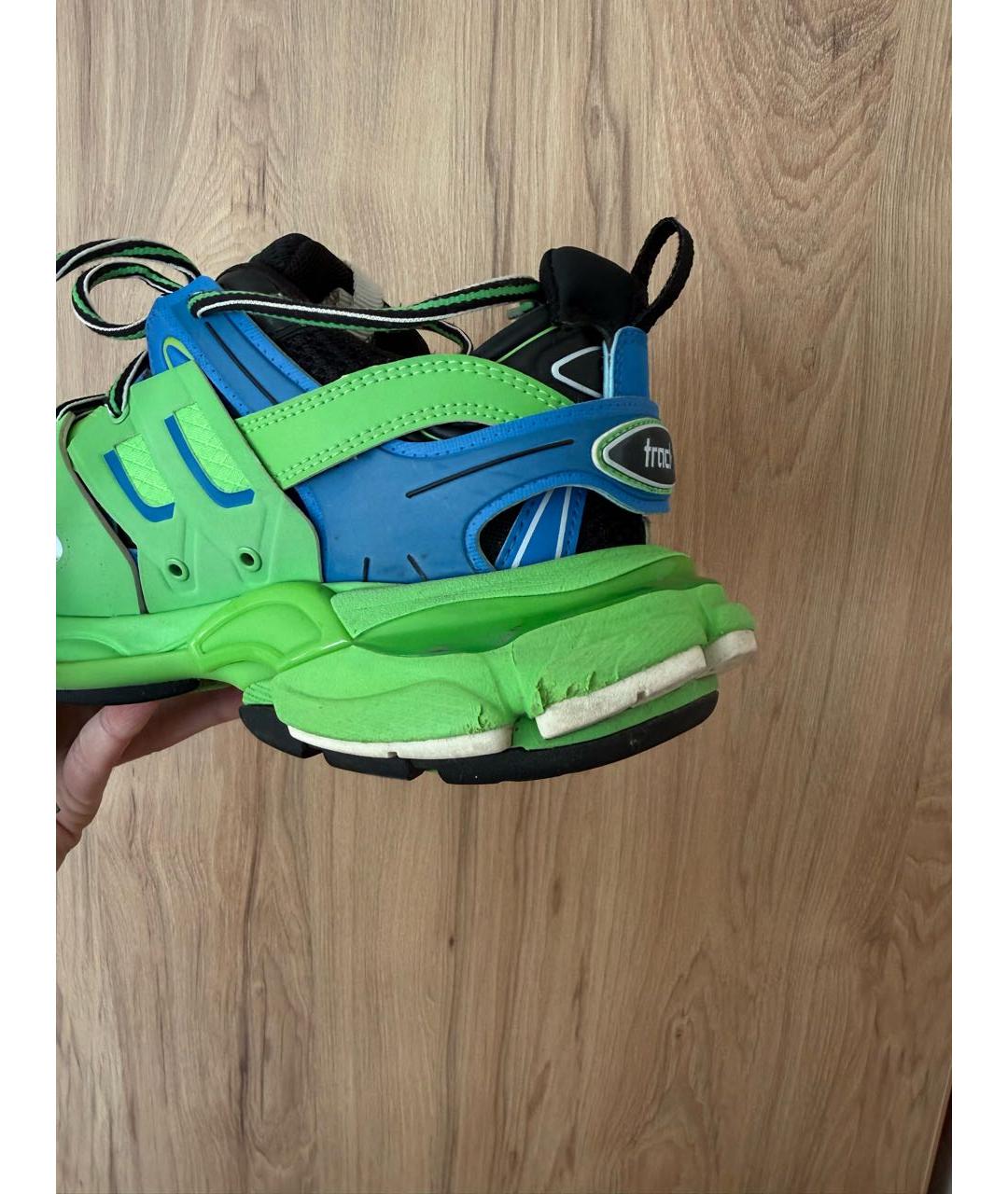 BALENCIAGA Мульти кожаные кроссовки, фото 5