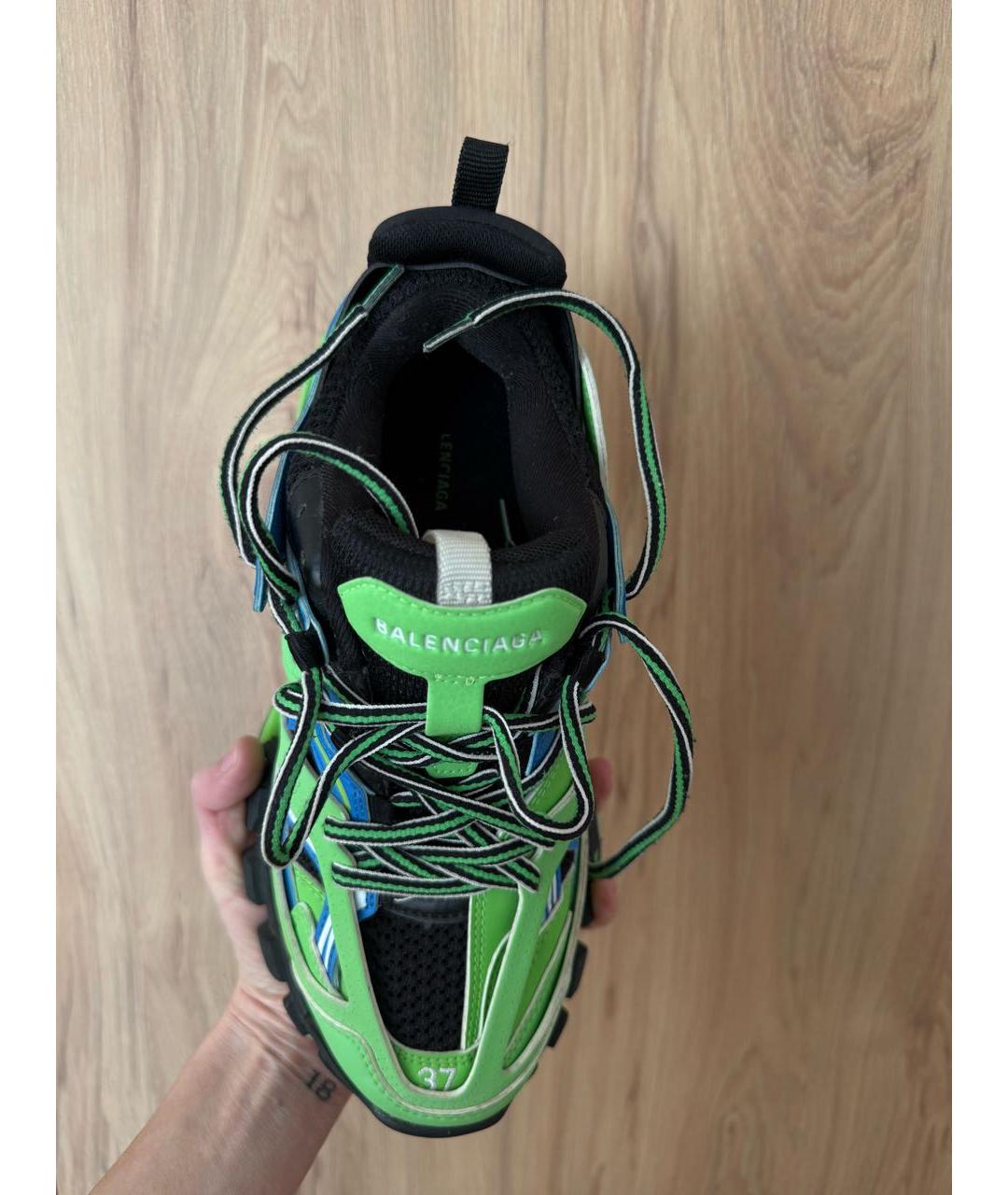 BALENCIAGA Мульти кожаные кроссовки, фото 3
