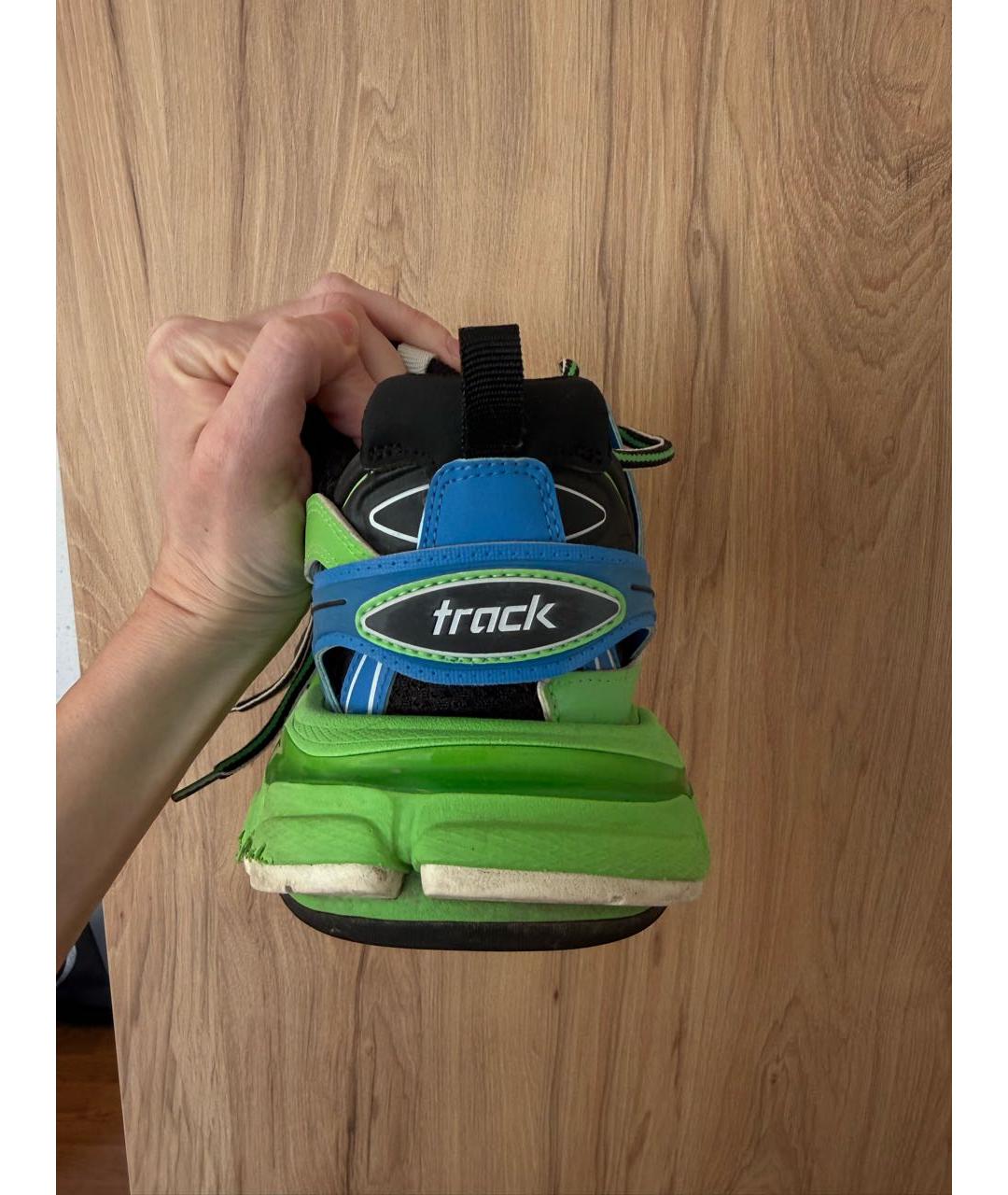 BALENCIAGA Мульти кожаные кроссовки, фото 4