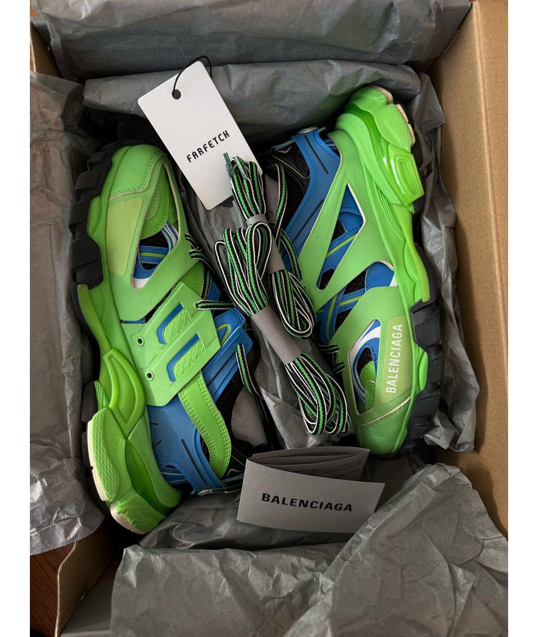 BALENCIAGA Мульти кожаные кроссовки, фото 7