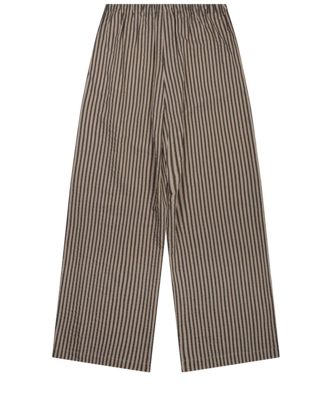 ALYSI Бежевые вискозные прямые брюки, фото 2