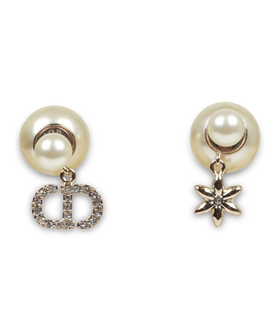 CHRISTIAN DIOR Серебряные металлические серьги, фото 2