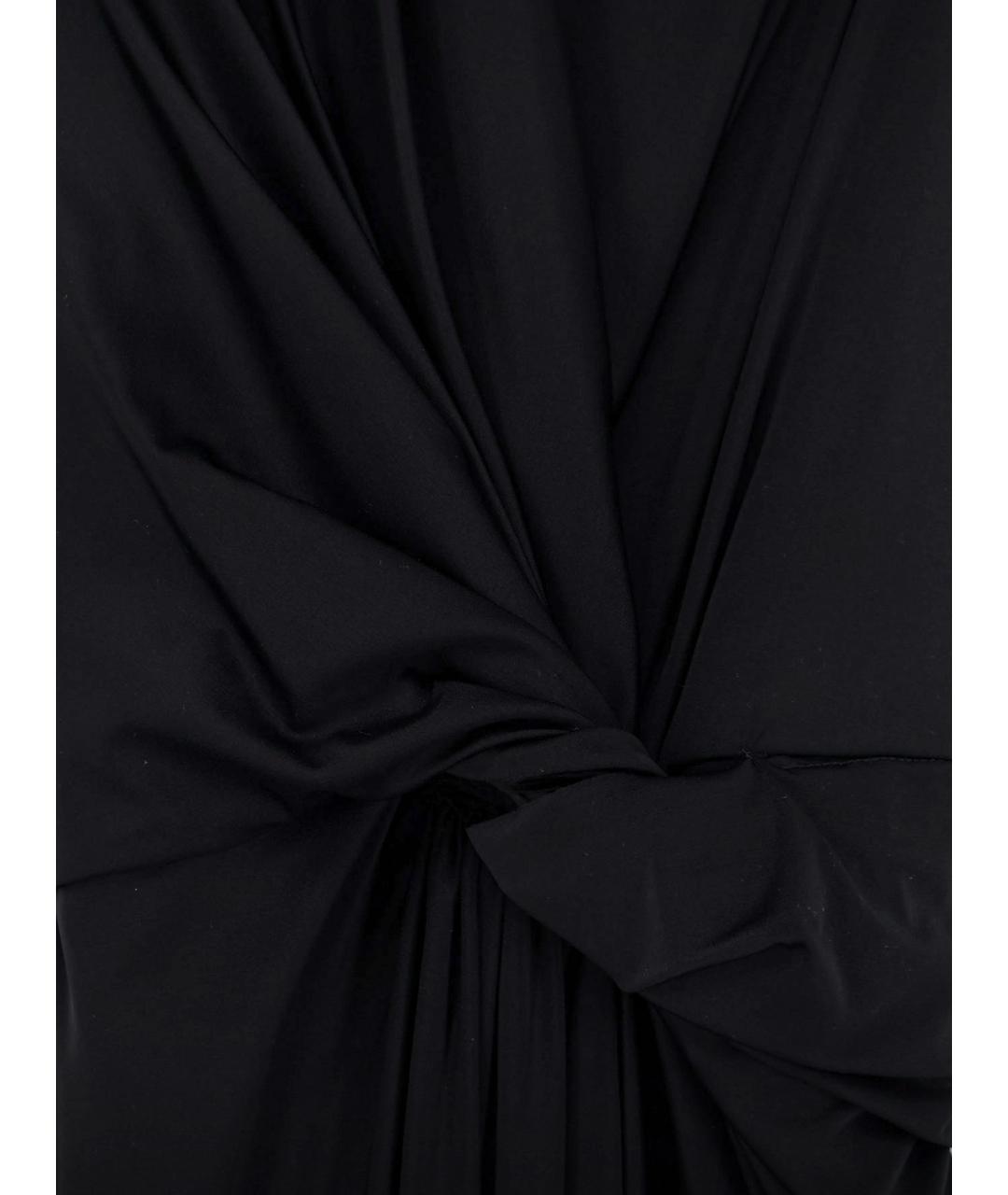 BALENCIAGA Черное полиэстеровое вечернее платье, фото 2