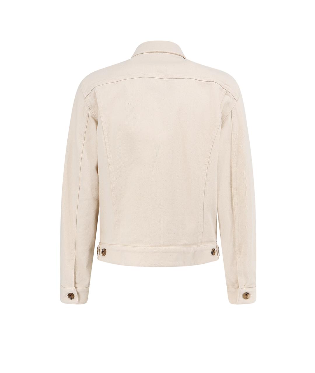 VALENTINO Бежевая хлопковая куртка, фото 2