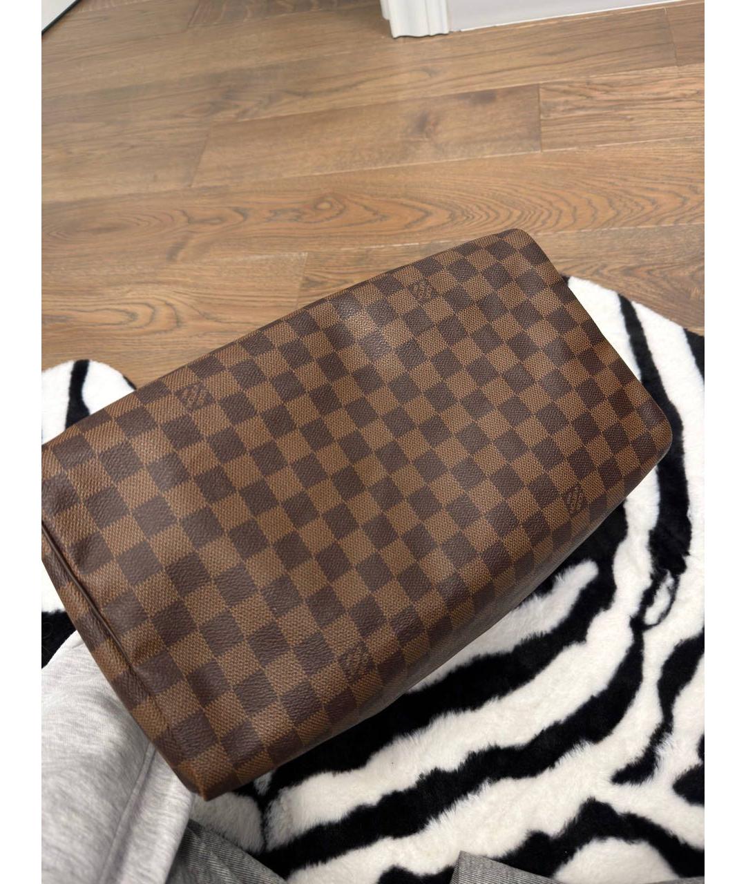 LOUIS VUITTON Коричневая сумка с короткими ручками, фото 2