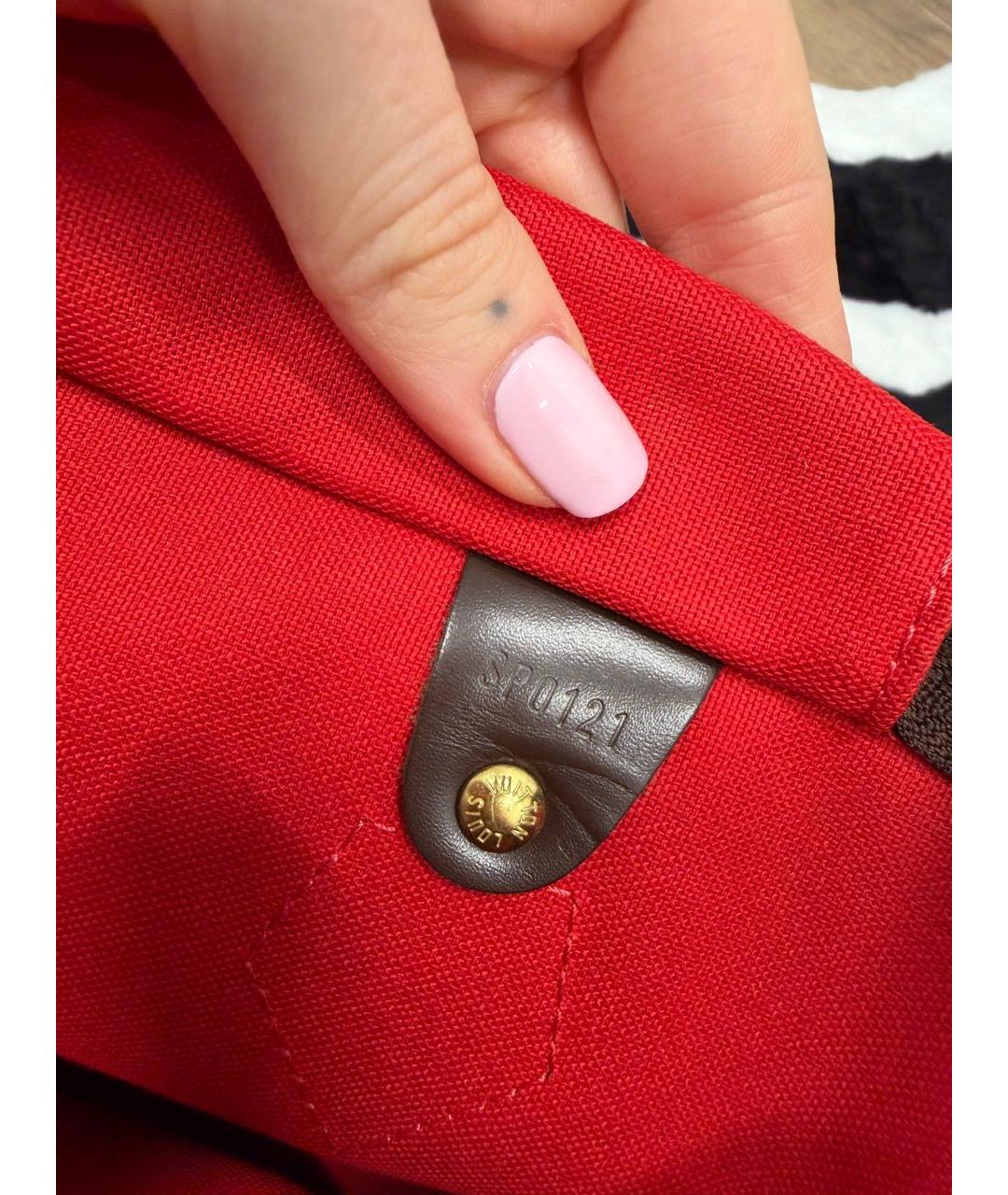 LOUIS VUITTON Коричневая сумка с короткими ручками, фото 6