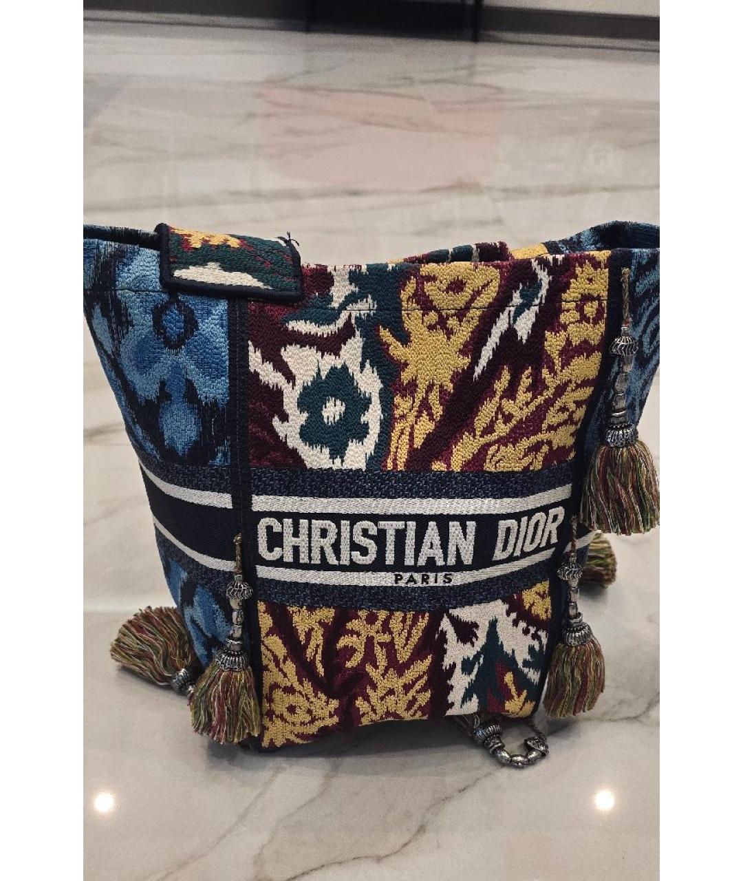 CHRISTIAN DIOR Мульти тканевая сумка тоут, фото 2