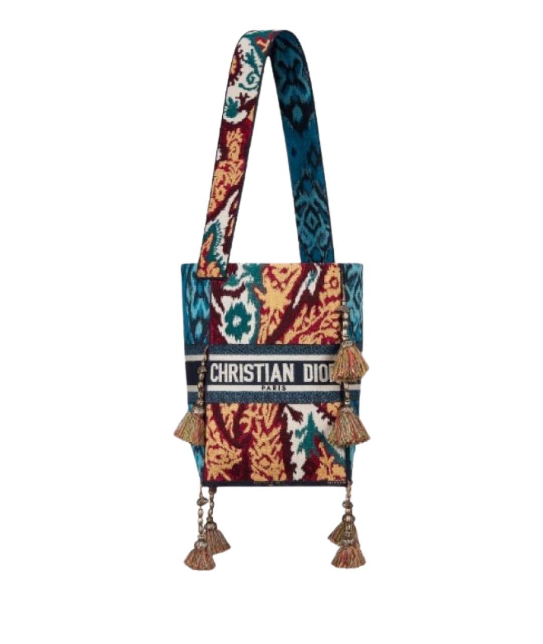 CHRISTIAN DIOR Мульти тканевая сумка тоут, фото 1