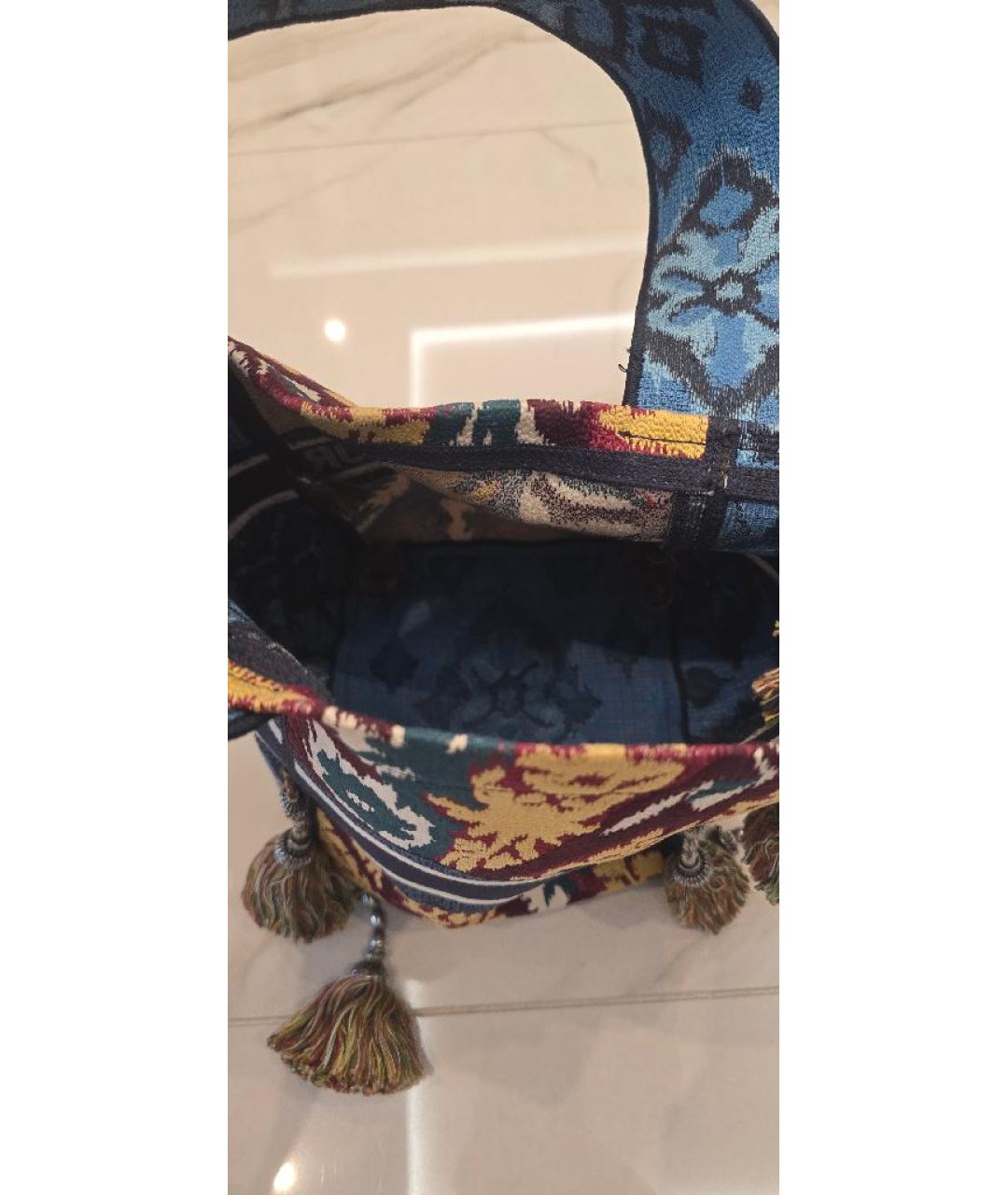 CHRISTIAN DIOR Мульти тканевая сумка тоут, фото 5