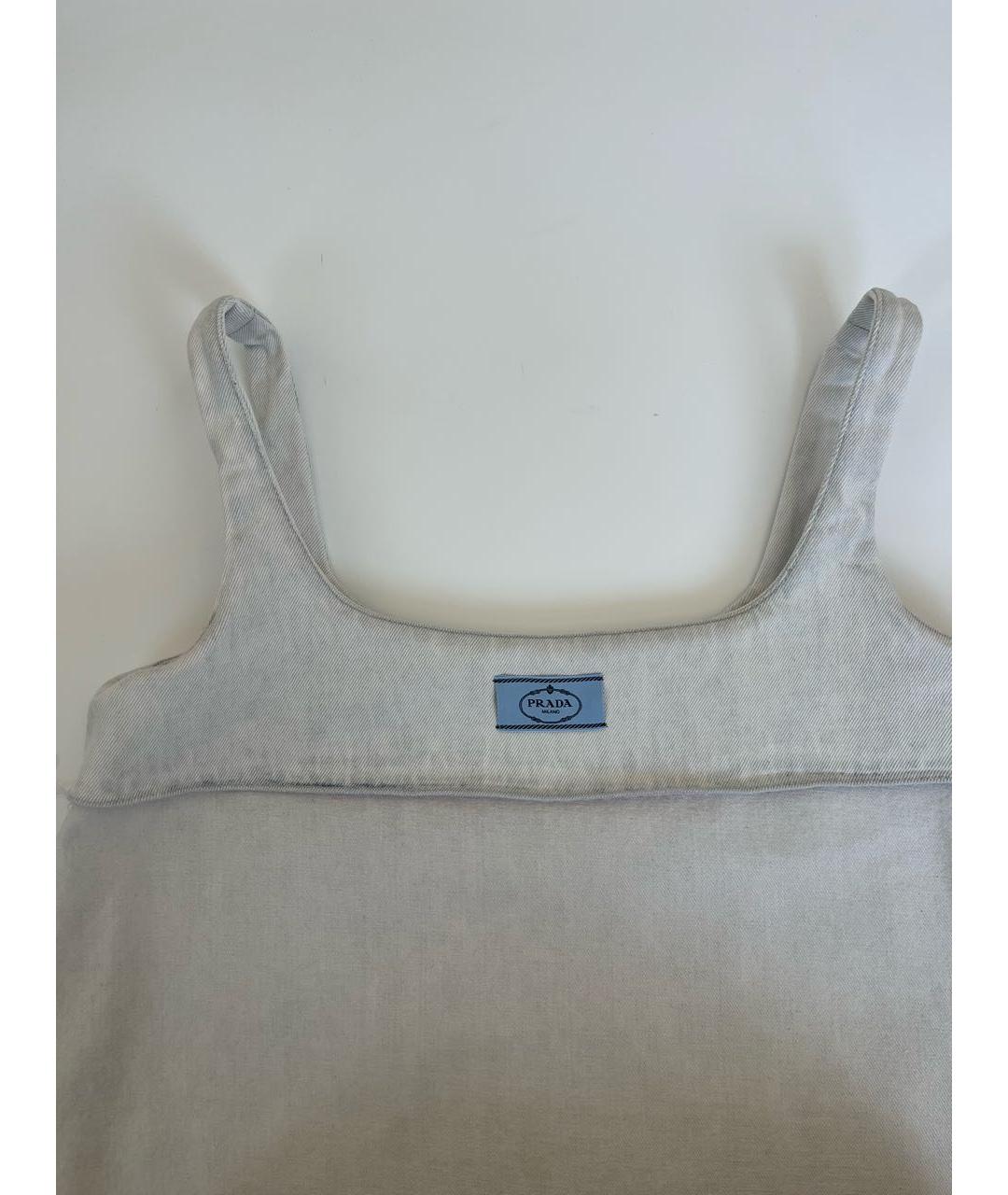 PRADA Мульти хлопковый сарафан, фото 3