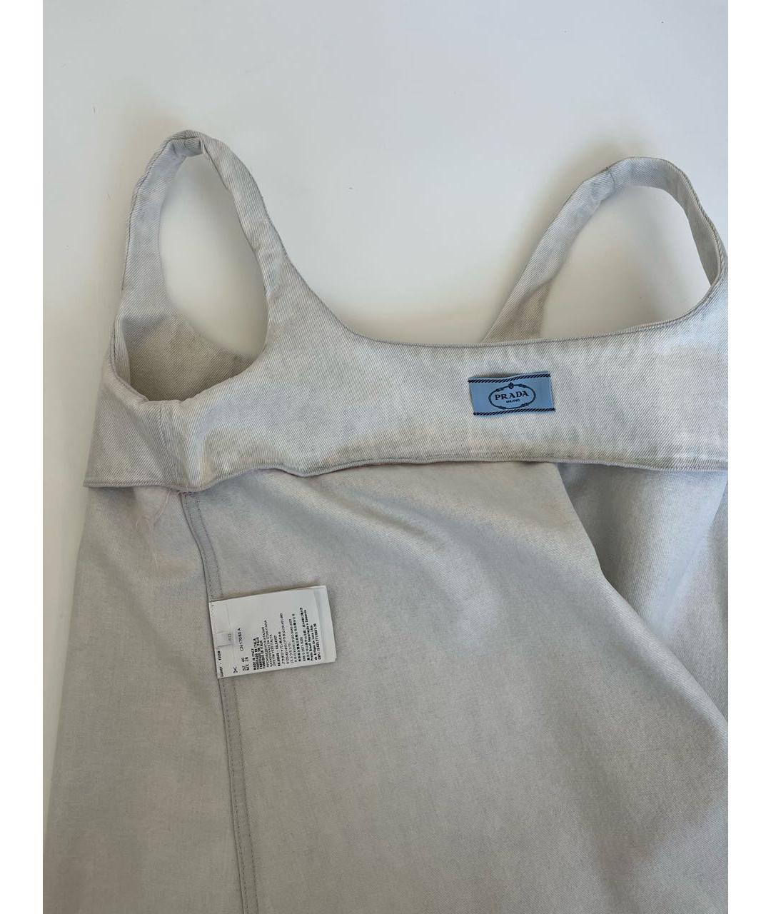 PRADA Мульти хлопковый сарафан, фото 4