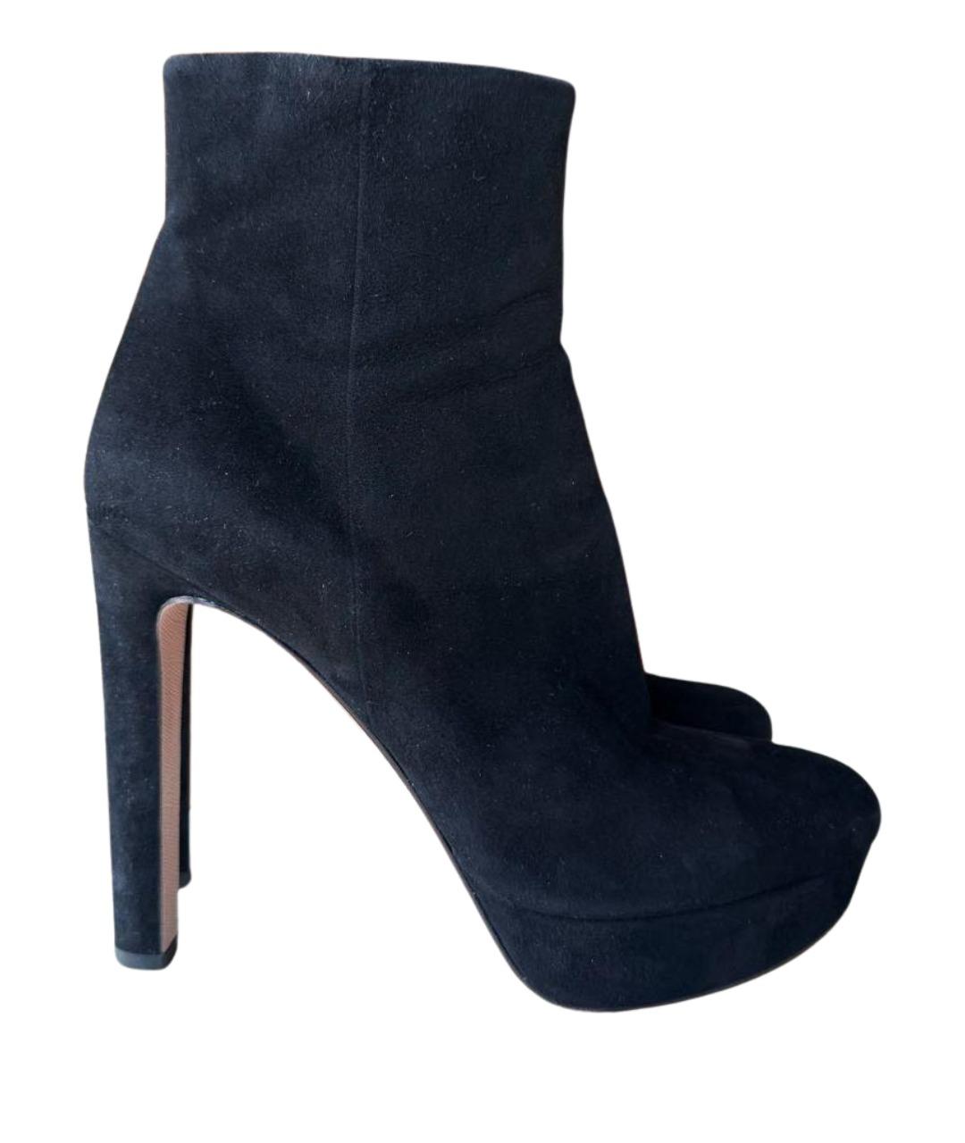 PRADA Черные замшевые ботильоны, фото 1