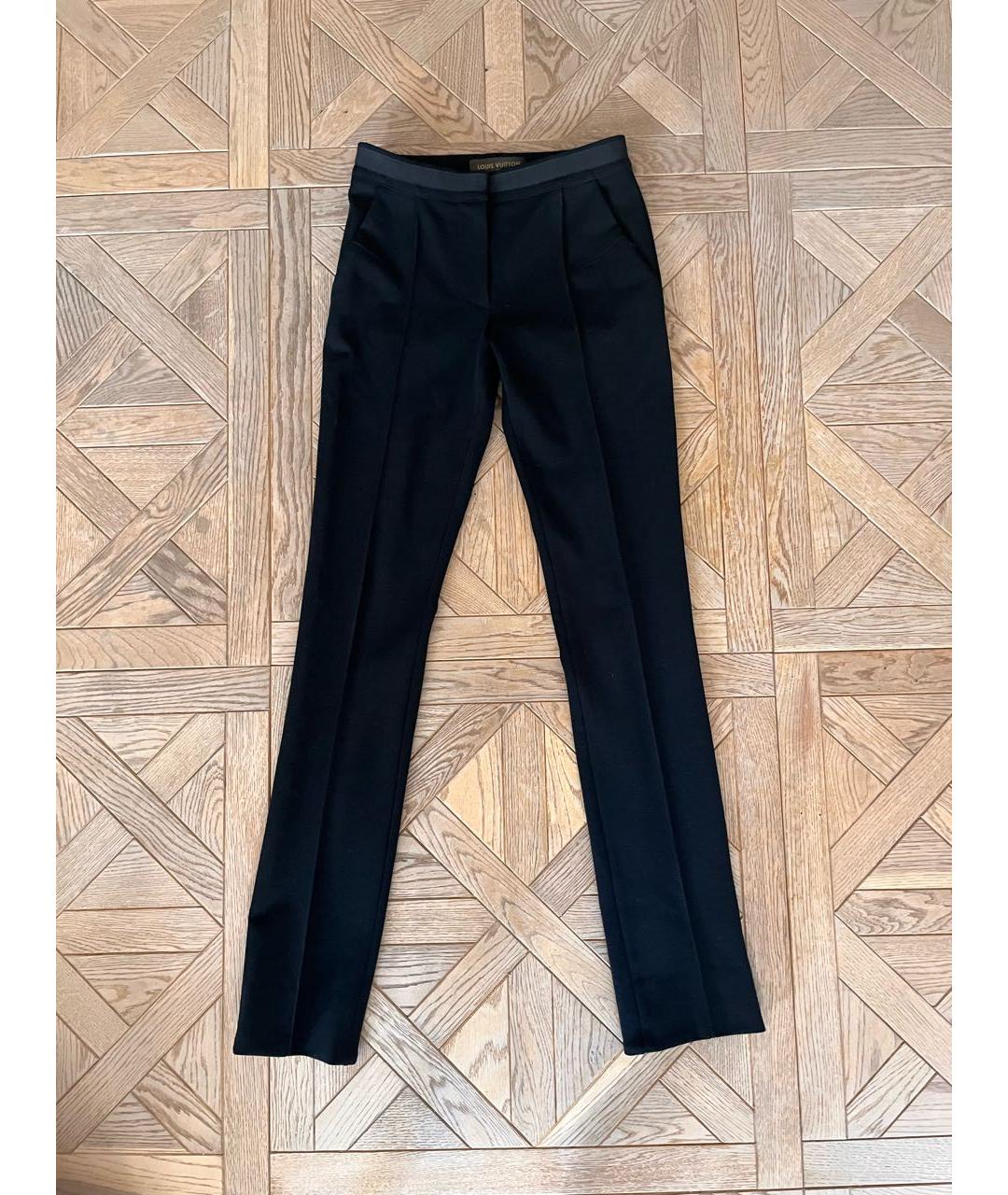 LOUIS VUITTON Черный шерстяной костюм с брюками, фото 2