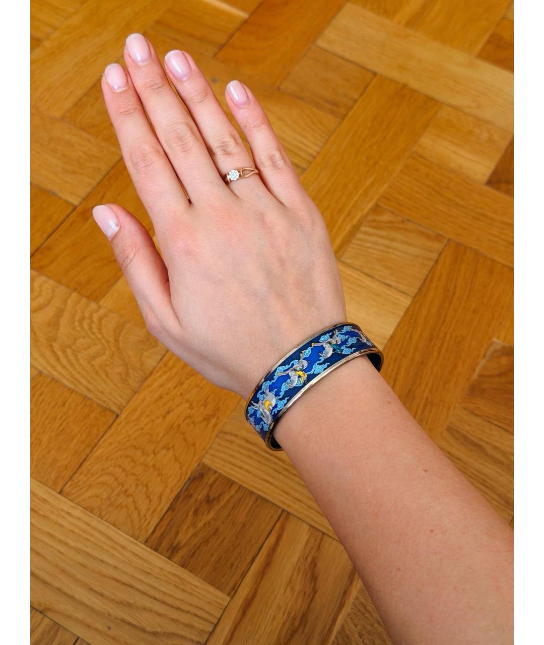 HERMES Синий браслет, фото 3