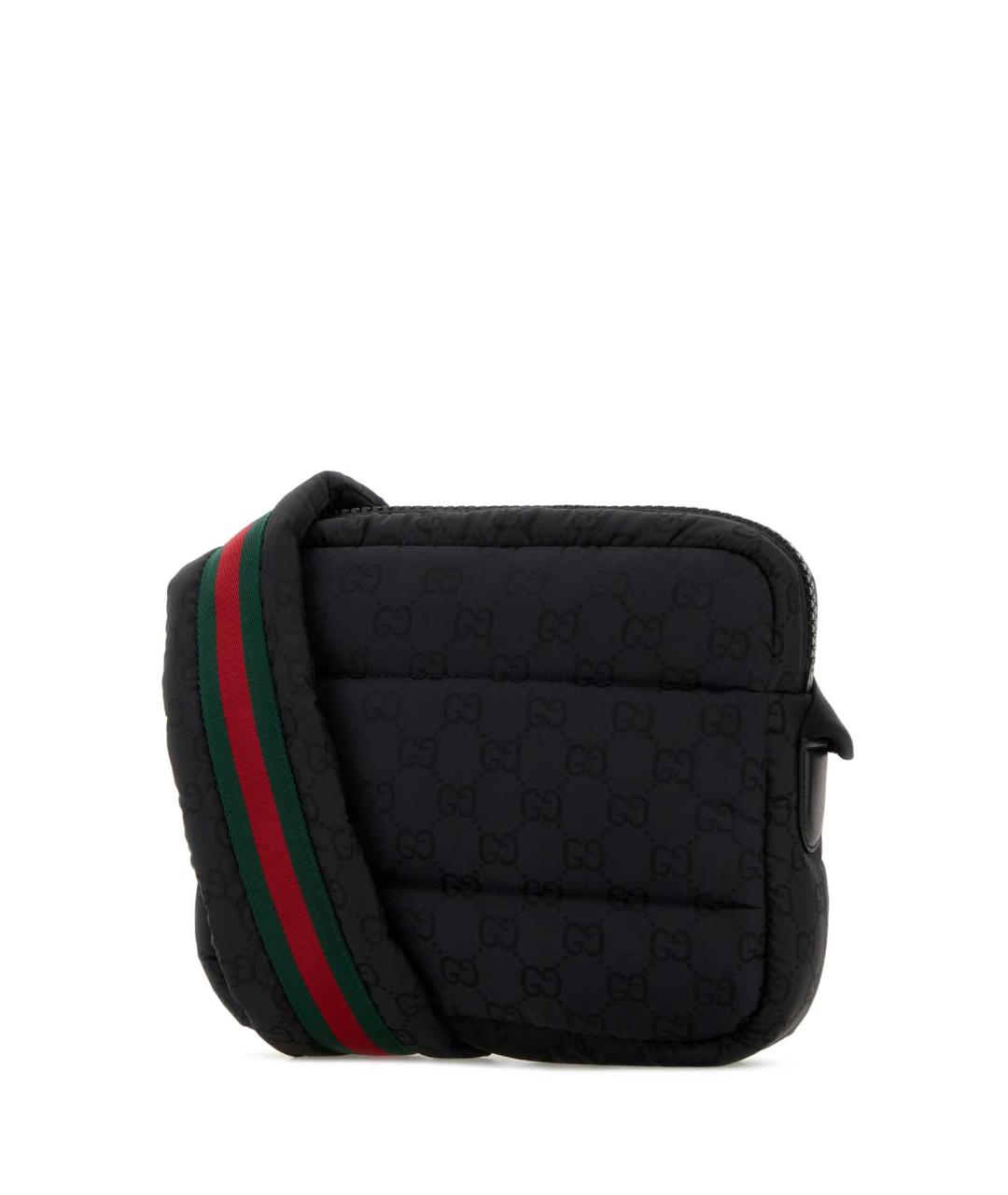 GUCCI Черная тканевая сумка на плечо, фото 2