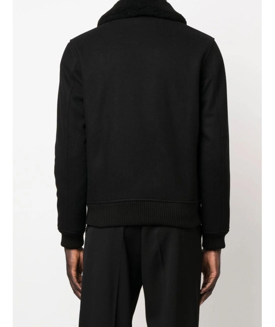SANDRO Черная кашемировая куртка, фото 2