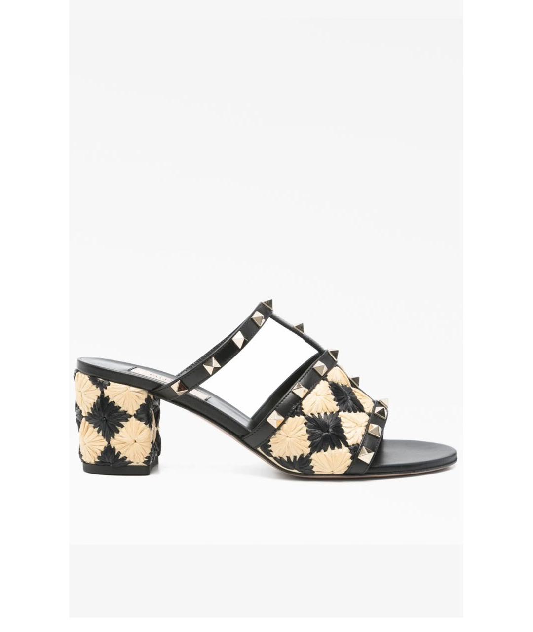 VALENTINO Мульти кожаные босоножки, фото 6