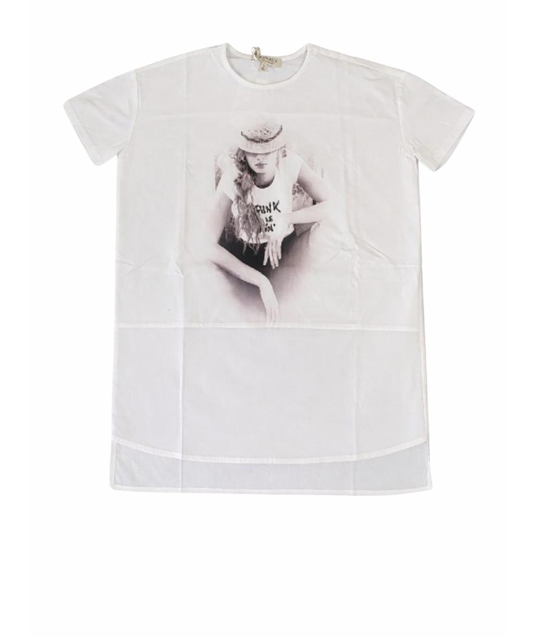 TWIN-SET Белый хлопковый детская футболка / топ, фото 1