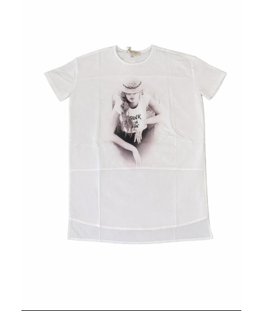 TWIN-SET Белый хлопковый детская футболка / топ, фото 4