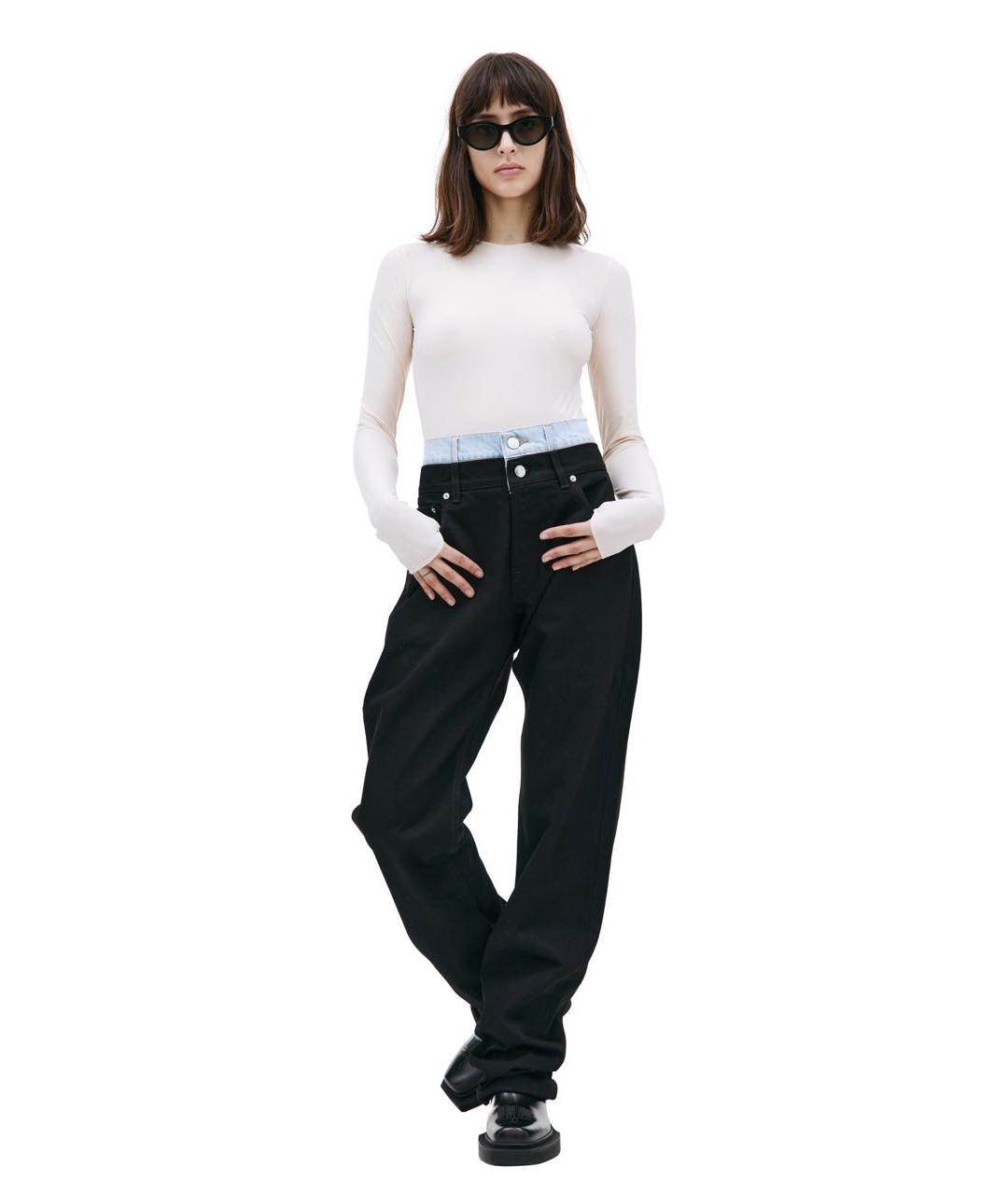 VTMNTS Черные хлопковые прямые джинсы, фото 2