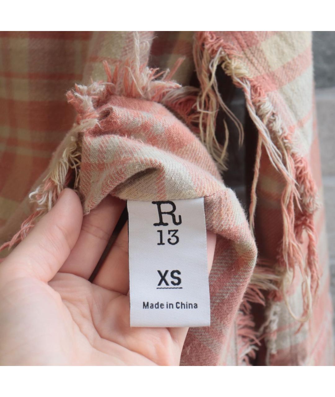 R13 Хлопковая рубашка, фото 5