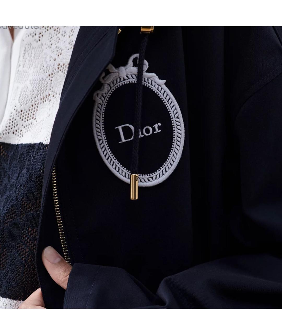 CHRISTIAN DIOR Темно-синяя куртка, фото 2