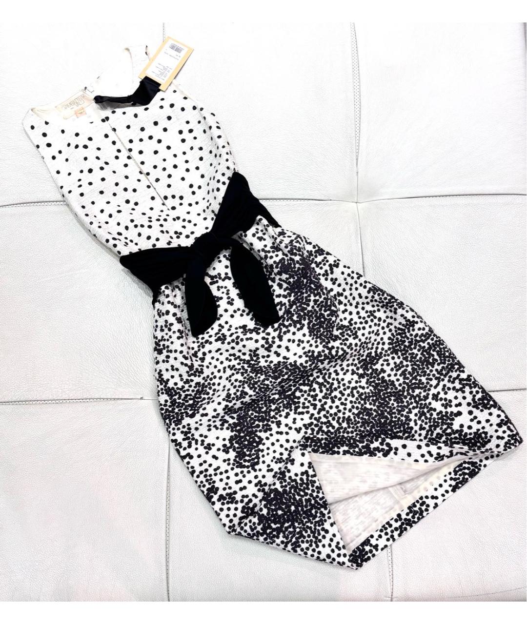 GIAMBATTISTA VALLI Белое хлопковое коктейльное платье, фото 7