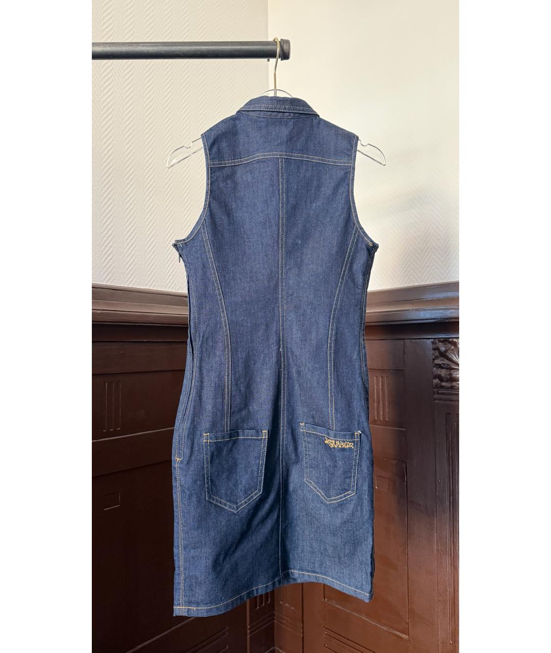 DSQUARED2 Синее деним повседневное платье, фото 2