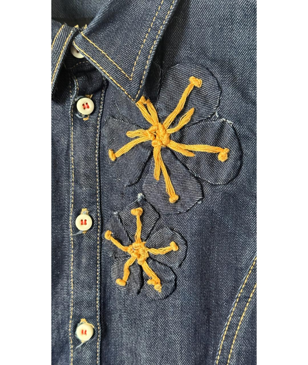 DSQUARED2 Синее деним повседневное платье, фото 5